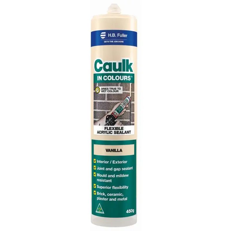 H.b. Fuller Caulk In Colours 450g - Vanilla