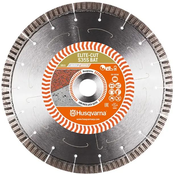 Husqvarna 230 X 22.2mm Segmented Diamond Blade For Concrete Cutting