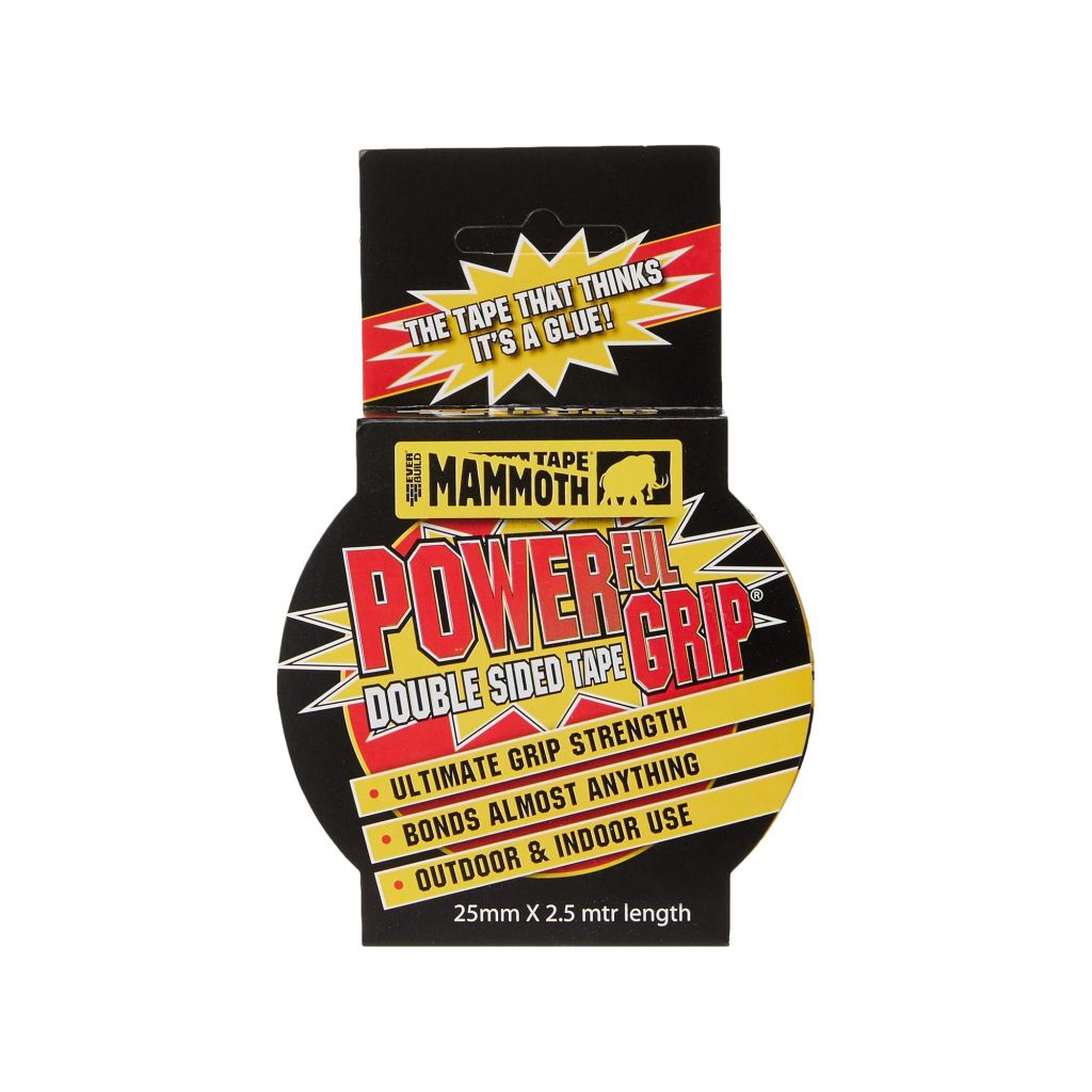 25mmx2.5m Mammoth Powerful Grip Double Sided Tape