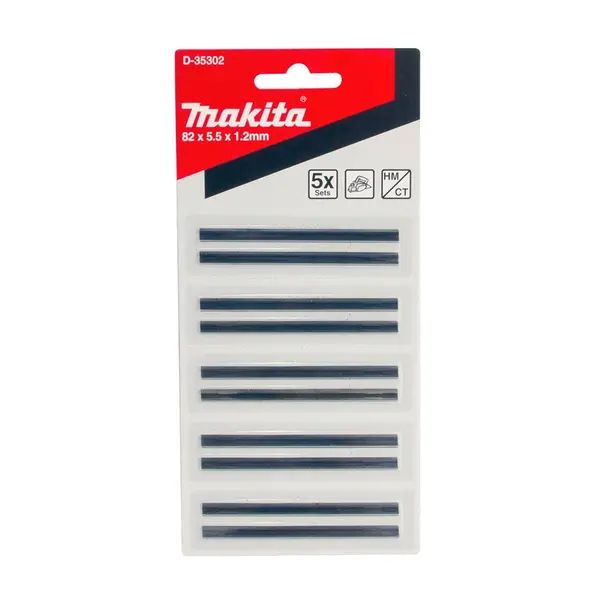 Makita 82mm Tct Planer Blades - 10 Pack (5 Pairs) - D-35302