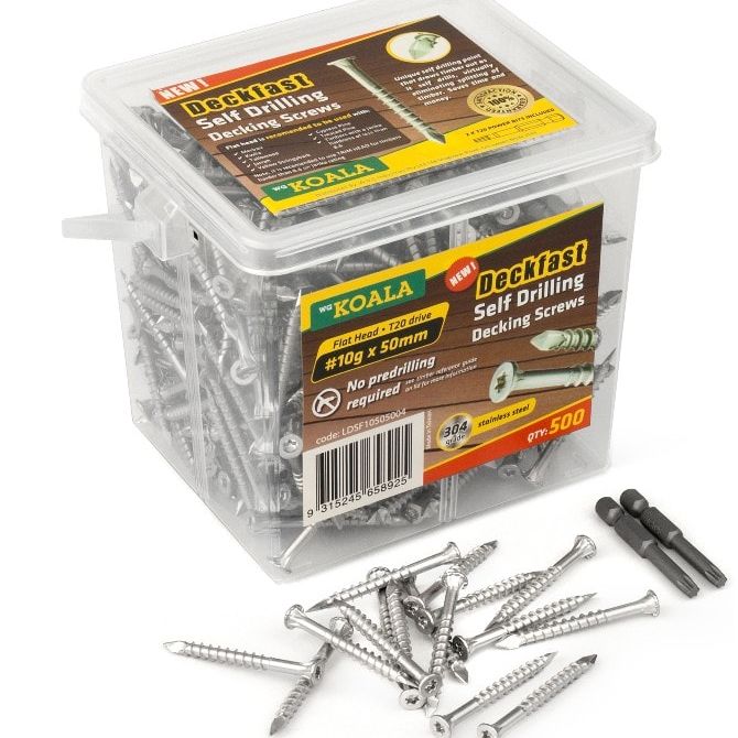 Deckfast Decking Screws Flat Head Countersunk