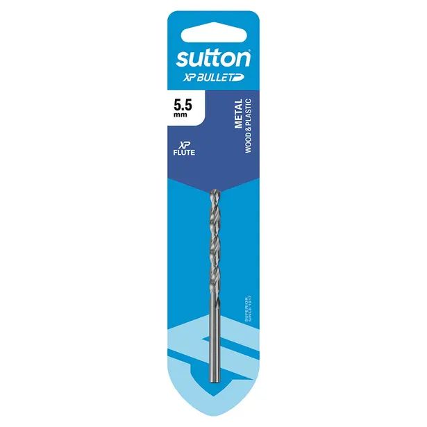 Sutton D220h0550 5.5mm X 93mm Hss Bright Xtreme Precision - Xp Bullet Jobber Drill Bit