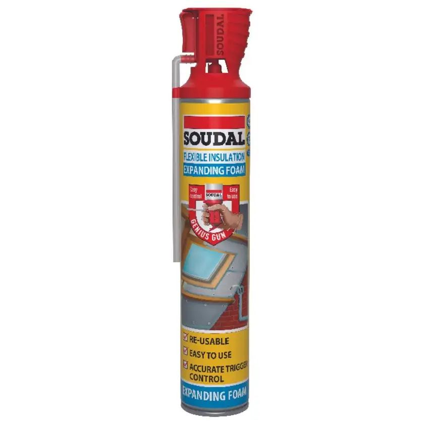 Soudal Flexible Expanding Foam Gun Grade 750ml