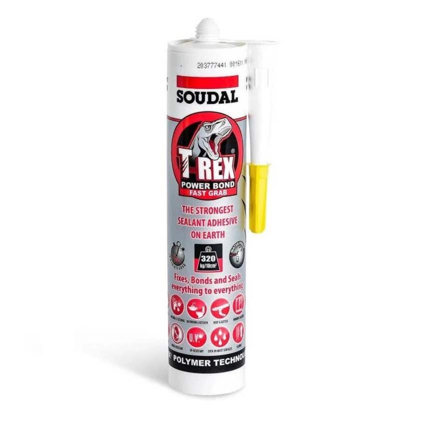 Soudal T-Rex Power Bond Fast Grab Grey 290ml