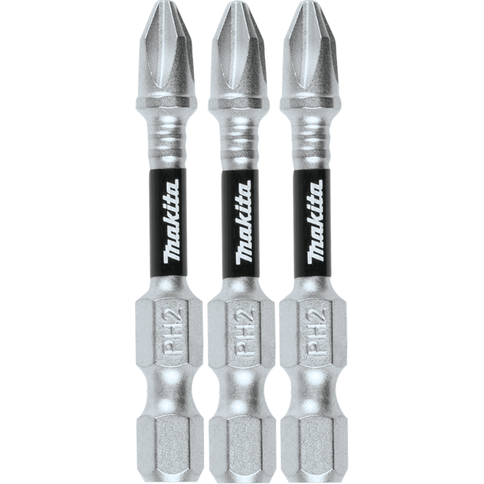 Makita Impact Xps Ph2 X 50mm Power Bits - 3 Pack - E-18443