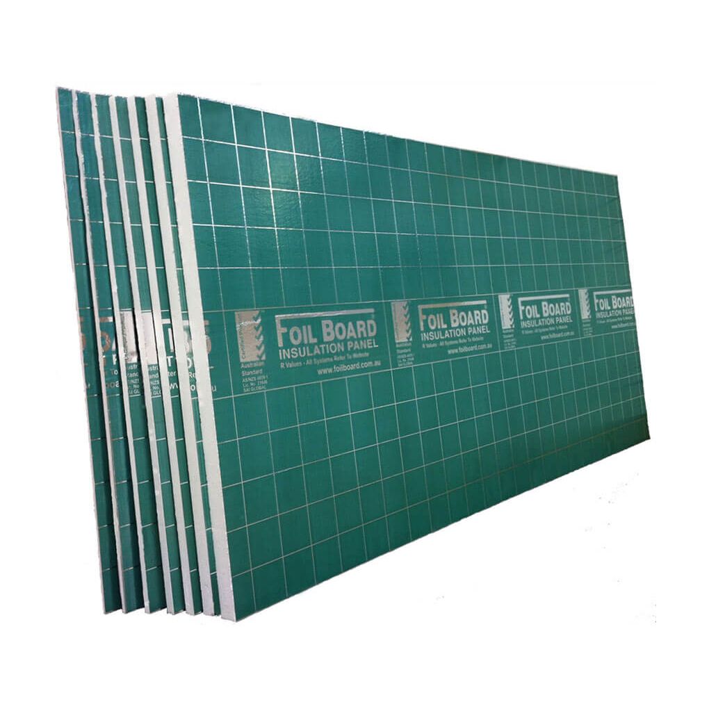 Foilboard 15mm X 2.4m X 1.2m 2.88m2 Green Rigid Insulation Panel (super 15)