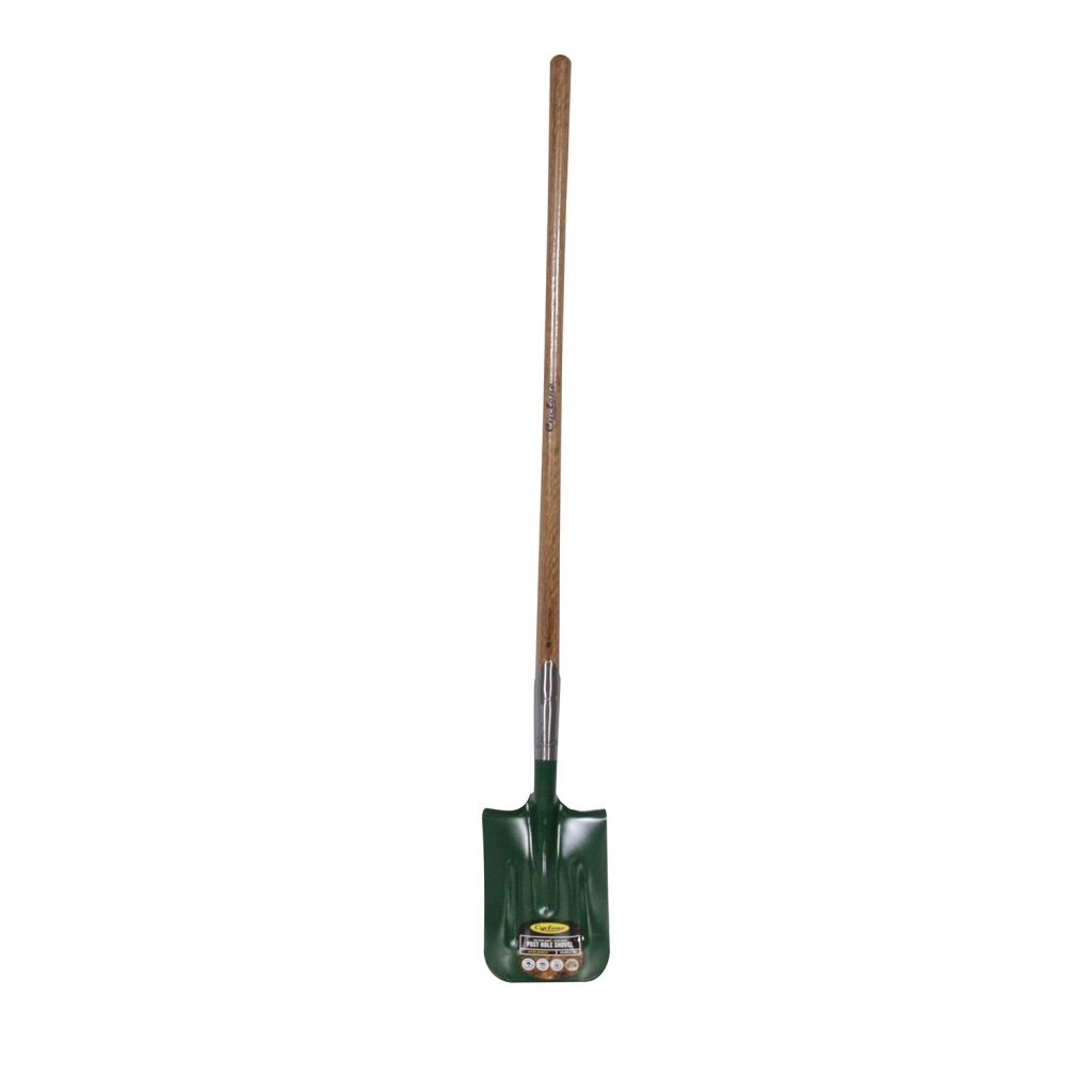 Cyclone Square Mouth Post Hole Shovel With Long Handle