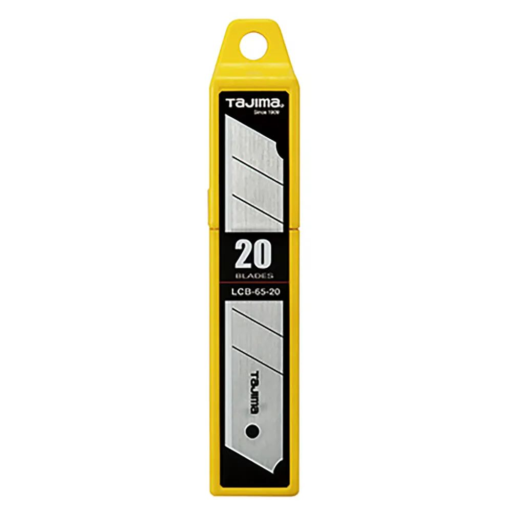 Tajima Lb65-20h 20-piece Spare Blades, Silver, 25 Mm, Set Of 20 Piece