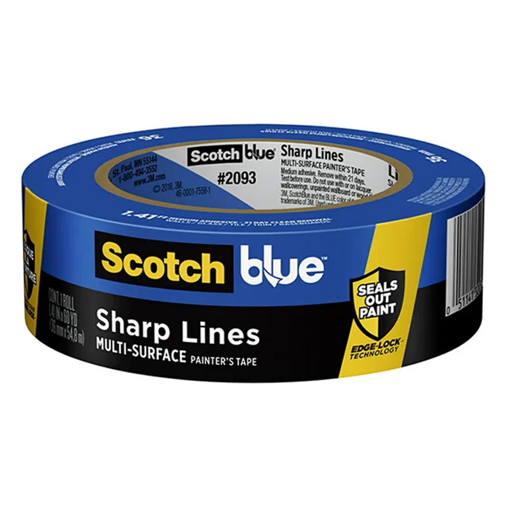 3m 2093 Blue Edge Lock Masking Tape 36mm X 55m