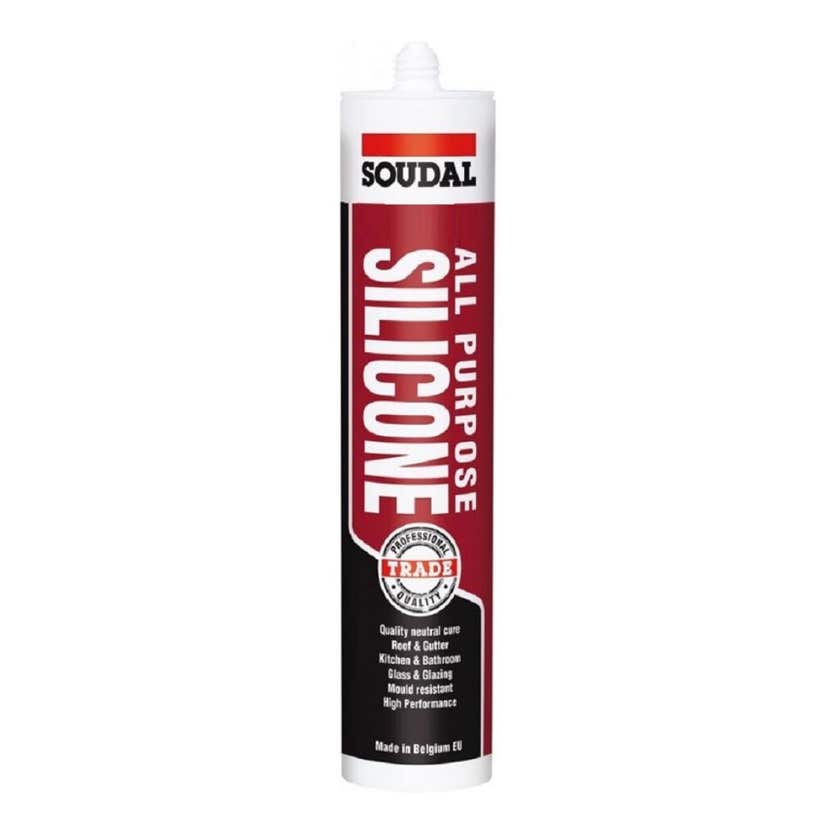 Soudal All Purpose Silicone Misty Grey 300ml