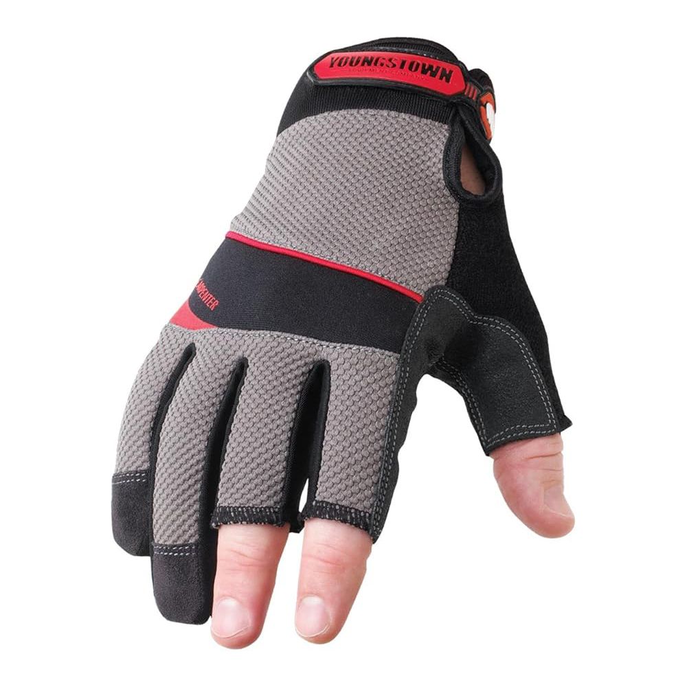 Youngstown Glove Company 03-3110-80-xl Carpenter Plus Gloves, Xlarge, Black / Gray