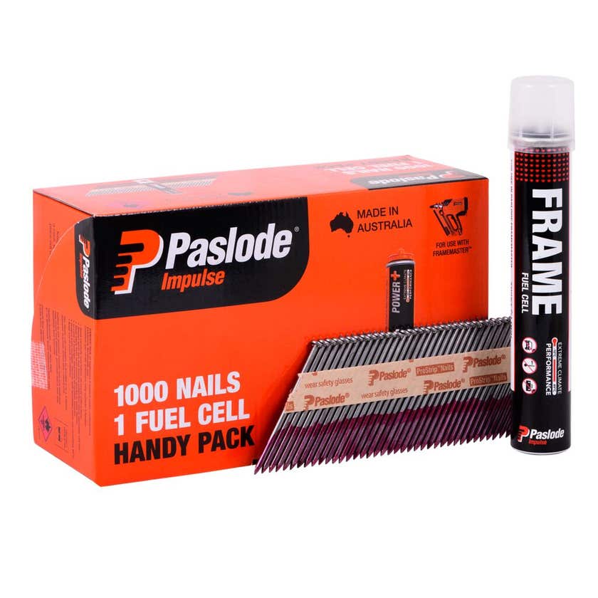 Nail Impulse 75x3.06mm Bright Handy Pack Box 1000 Paslode