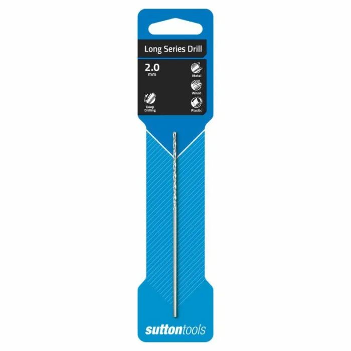 Drill Long Series 2.0mm X 108mm Blue Bullet