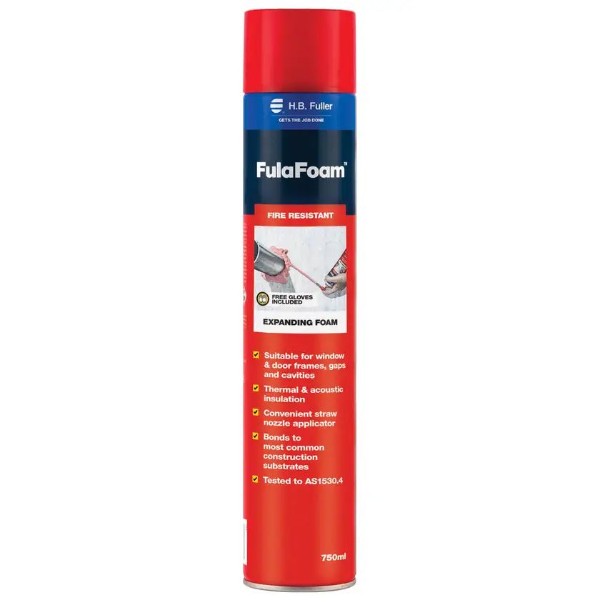 H.b. Fuller Fulafoam Fire Resistant Expanding Foam 750ml