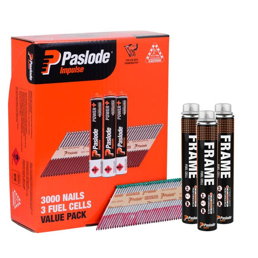 Nail Impulse 75x3.06mm Hot Dipped Galv Box 3000 Paslode