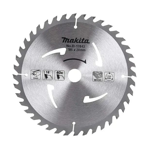 Makita D-51502 - 185 X 20 X 40t Standard Tct Saw Blade
