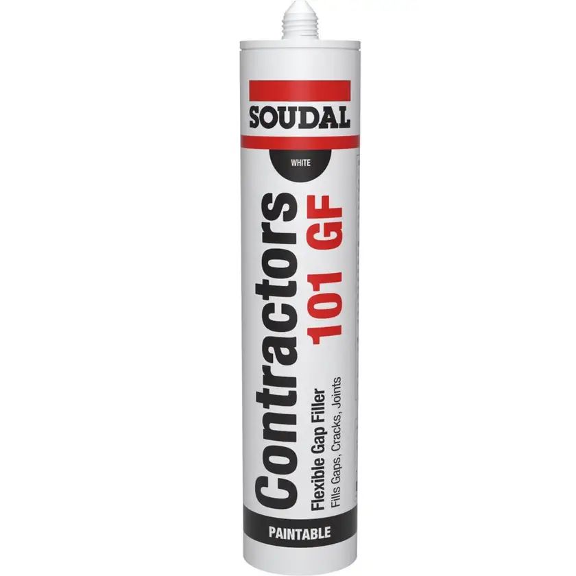 Soudal Contractors 101 Gap Filler - White 280ml