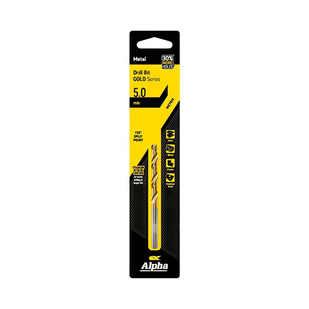 5mm Jobber Drill Bit Carded – Gold Series